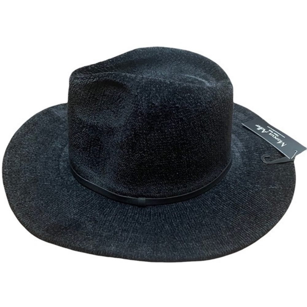 Marcus Adler New York The Hillary Hat - Black with Black Trim - NWT